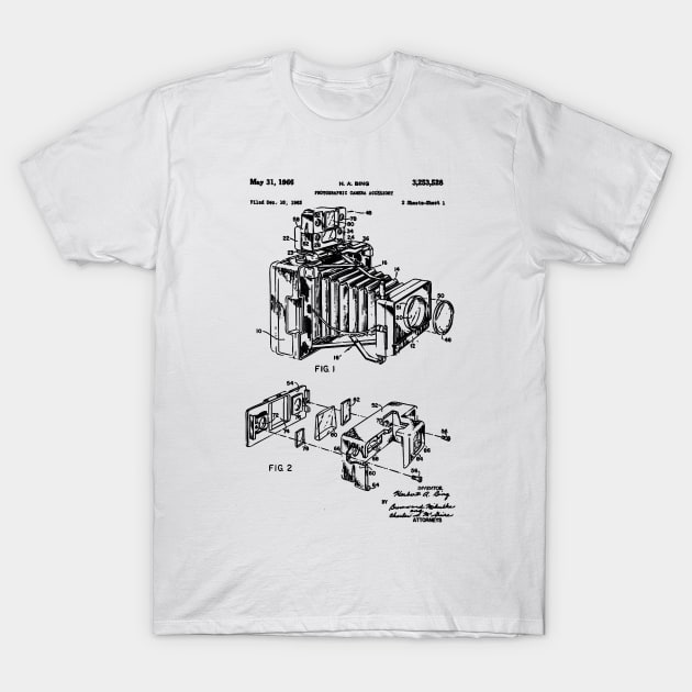 Camera Patent T-Shirt by Woah_Jonny